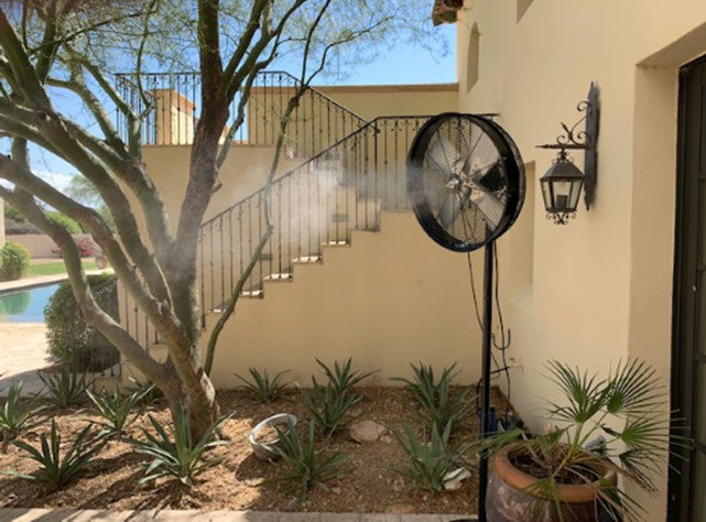 Oscillating Pedestal Misting Fan Kits image 2