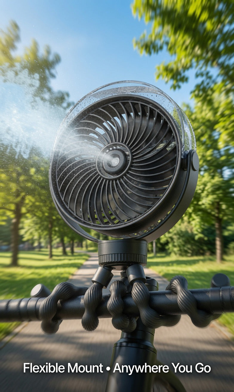 Misting Stroller Fan