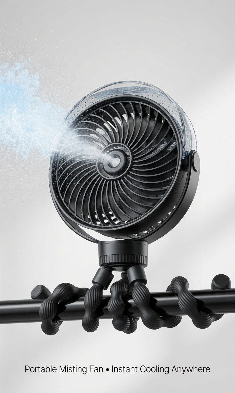 Misting Stroller Fan