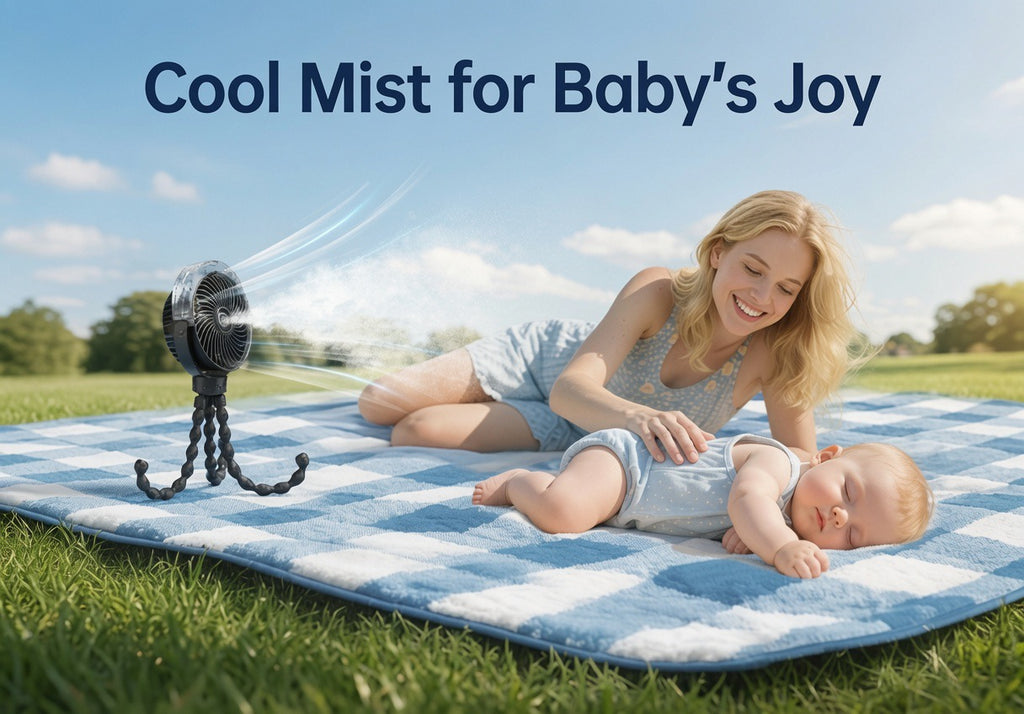 Misting Stroller Fan