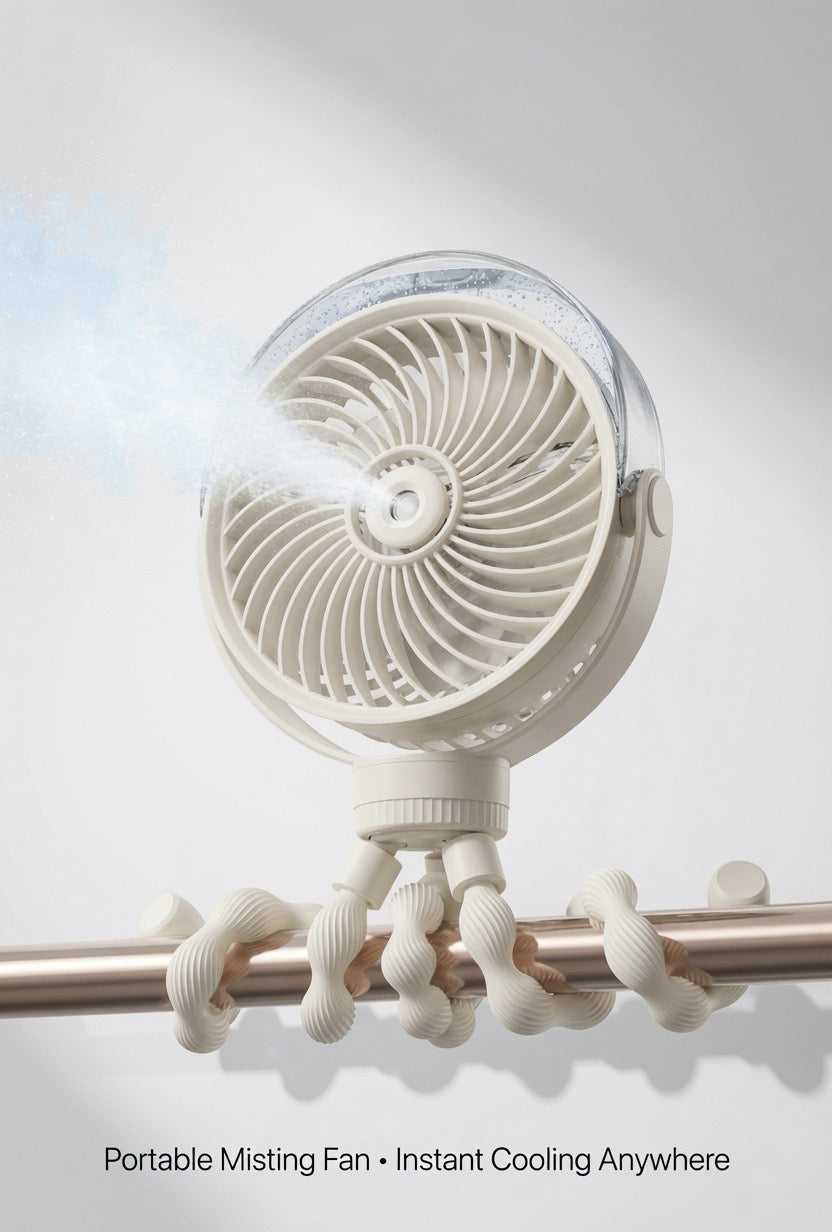 Misting Stroller Fan