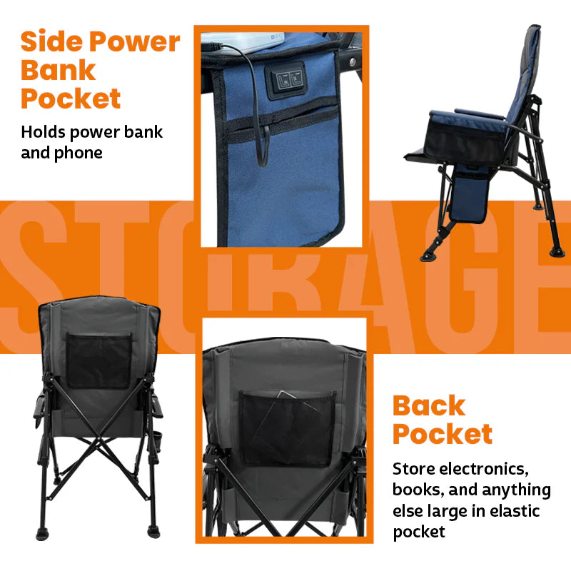 ExtremeHEAT Heated Blanket & Chair - Holiday Gift Bundle image 4