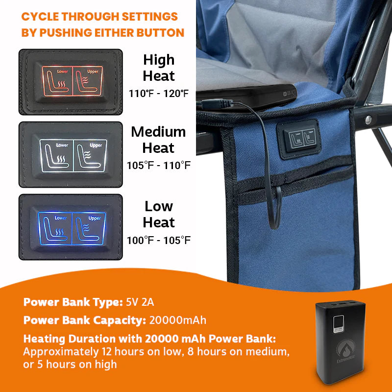 ExtremeHEAT Heated Camping Chair image 1