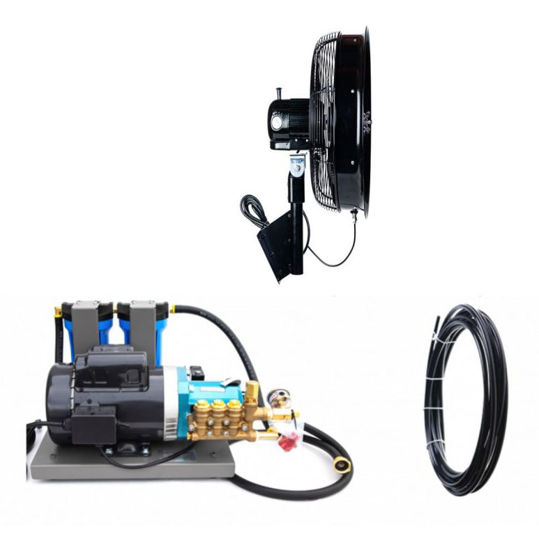 Wall Mount Misting Fan Kit image 0