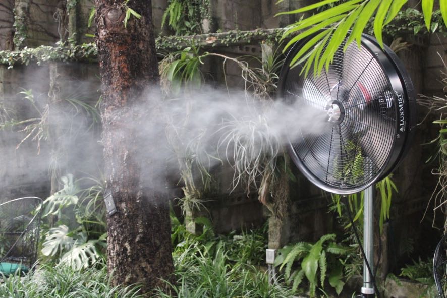 Phoenix AZ Outdoor Event Misting Fans Keep Guests Happy​