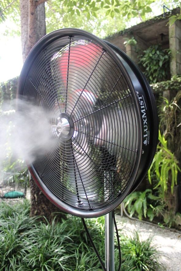 Phoenix AZ Outdoor Event Misting Fans Keep Guests Happy​
