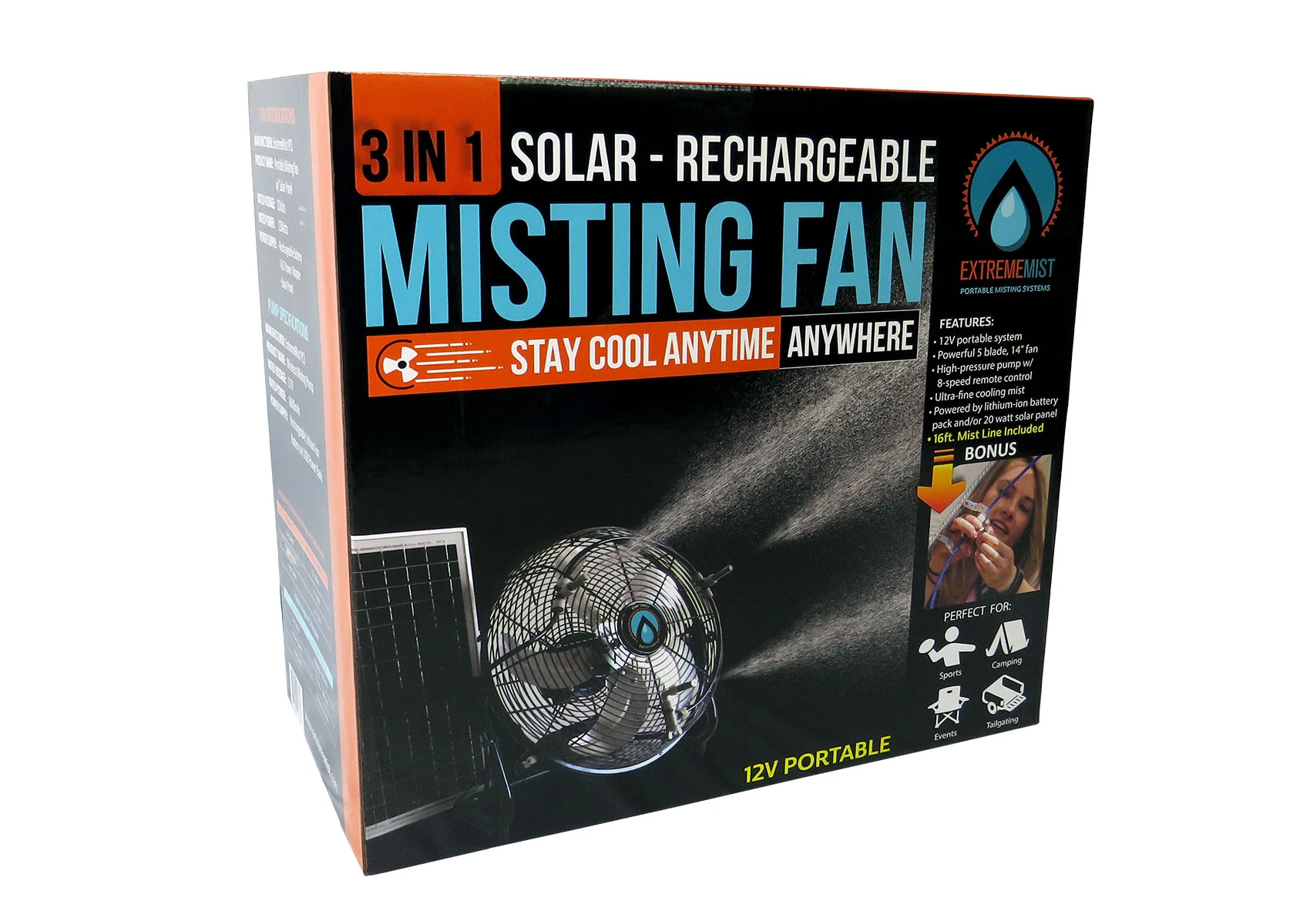 Solar Portable Misting Fan - Image 11